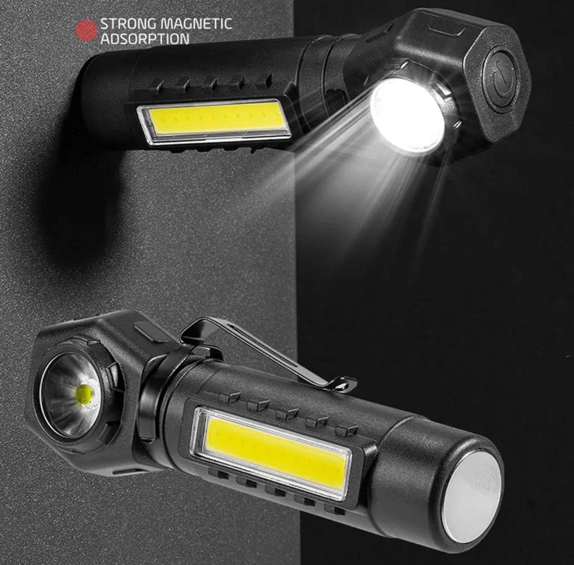 Lampada Da Testa LED Ricaricabile USB Torcia Frontale Luce Notturna 212