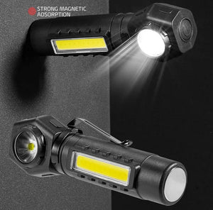 Lampada Da Testa LED Ricaricabile USB Torcia Frontale Luce Notturna 212