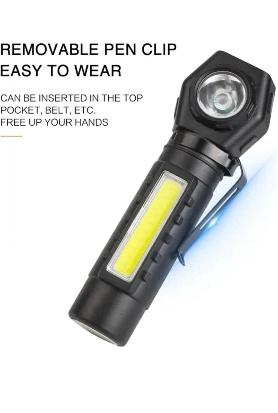 Lampada Da Testa LED Ricaricabile USB Torcia Frontale Luce Notturna 212