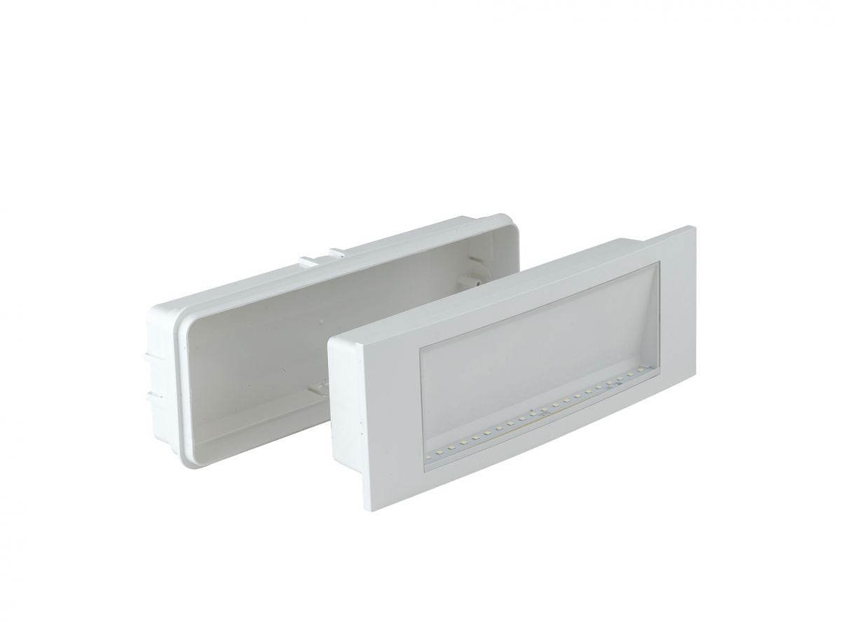 Lampada Emergenza Incasso Led 4w 4H Compatibile con Cassetta Beghelli 1499 Stile In