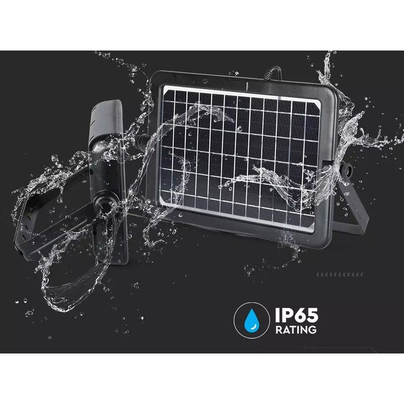 Lampada Faro Led Con Pannello Solare 10W 1100LM 4000K Doppio Sensore PIR Base Inclinabile IP65 SKU-8674