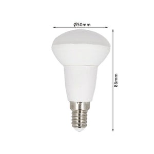 Lampada LED E14 R50 PAR16 5W = 50W 220V Bianco Freddo 6400K SKU-21140