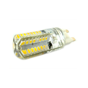 Lampada LED G9 220V 3,5W Bianco Neutro 360 Gradi Con Silicone Diametro Solo 16 mm 64 SMD 3014