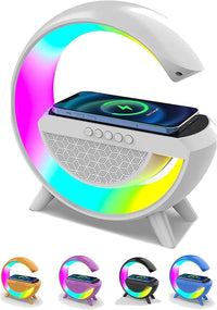 Lampada LED RGB con ricarica wirelless bluetooth Speaker Ricaricabile radio fm
