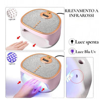 Lampada LED UV 288W  45 LED 4 Timer Asciugatura Rapida colore casuale  681584