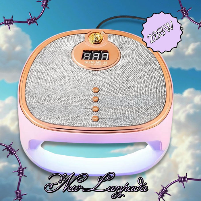 Lampada LED UV 288W  45 LED 4 Timer Asciugatura Rapida colore casuale  681584