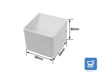 Lampada LED da parete per interni bianca con luce gialla 2200-2400K 5W 85-265V