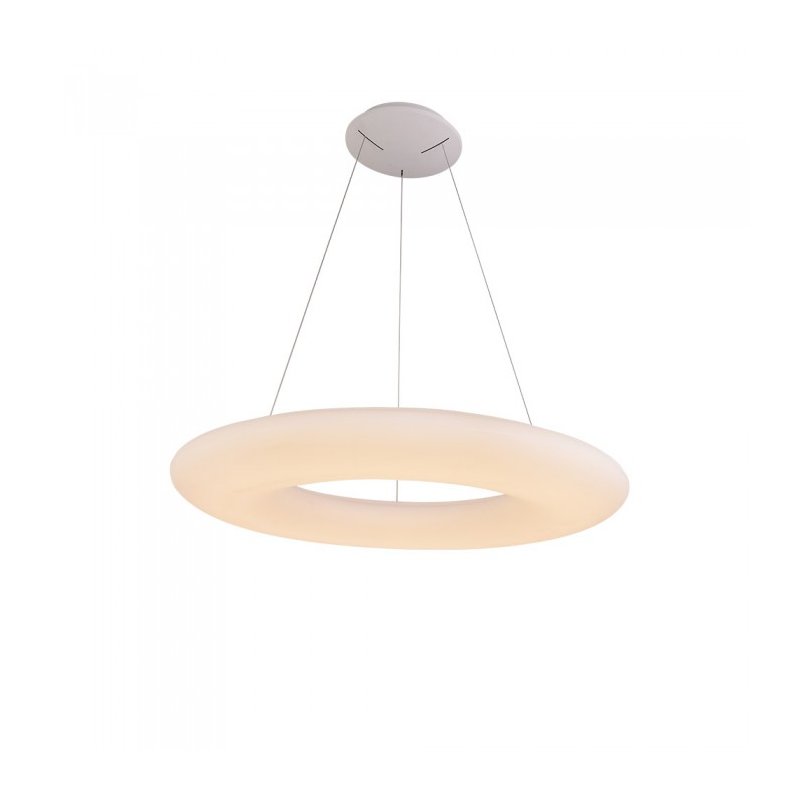 Lampada Led A Sospensione Design Moderno Rotonda Colore Bianco Diametro 910mm 105W 3000K Dimmerabile Triac Dimmer SKU-40101