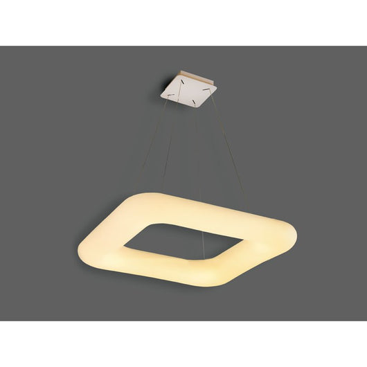 Lampada Led A Sospensione Moderno Quadrata CCT 600X600mm 42W Dimmerabile Telecomando 3 In 1 SKU-3963