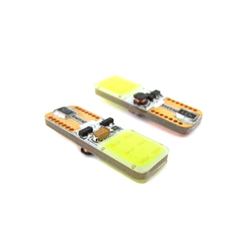 Lampada Led COB T10 W5W Canbus Pro 12V Bianco Ghiaccio 6000K Super Luminoso