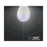Lampada Led E27 A65 17W 1521lm Bianco Freddo 6400K Bulbo Sfera SKU-4458