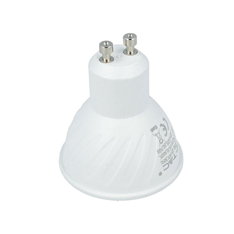 Lampada Led GU10 10W 1000LM 220V 110 Gradi Caldo 3000K Diffusore Opale Chip Smd Garanzia 5 Anni SKU-218781