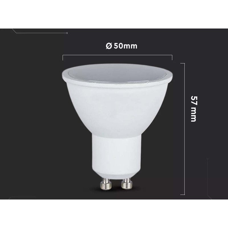 Lampada Led GU10 5W 400LM 220V 110 Gradi Caldo 3000K Diffusore Opale SKU-211685
