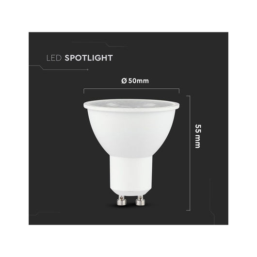 Lampada Led GU10 8W 220V 38 Gradi Neutro 4000K Angolo Stretto SKU-218761