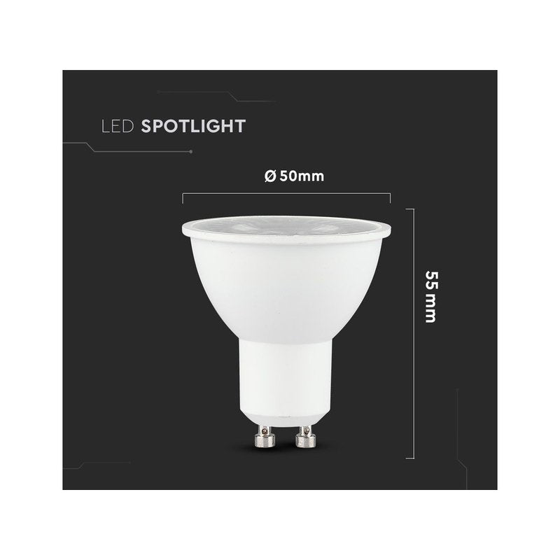 Lampada Led GU10 8W 220V 38 Gradi Neutro 4000K Angolo Stretto SKU-218761