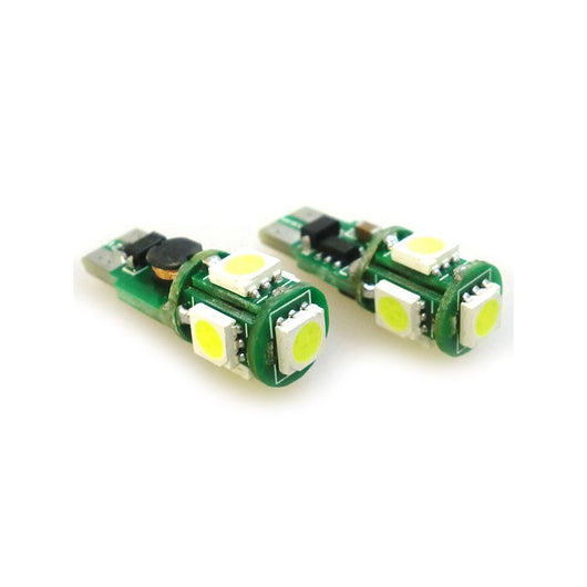 Lampada Led Luci Posizione Canbus Pro T10 W5W 5 Smd 12V No Errore