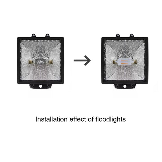 Lampada Led R7S 78mm 9W 1020lm Bianco Caldo 3000K Diametro 28mm 360 Gradi