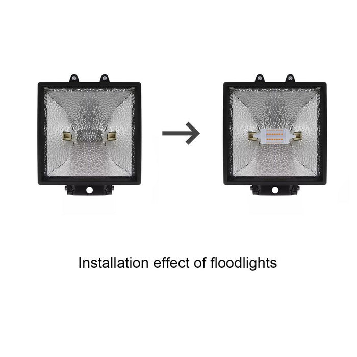 Lampada Led R7S 78mm 9W 1020lm Bianco Caldo 3000K Diametro 28mm 360 Gradi