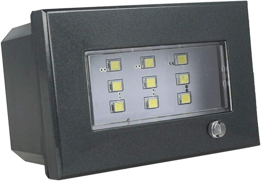 Lampada Led Segnapasso 3M 220V Con Sistema Emergenza Nero Compatibile con Bticino Axolute