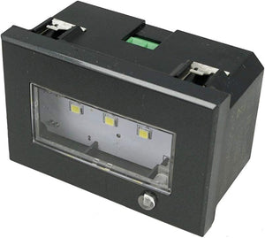 Lampada Led Segnapasso 3M 220V Con Sistema Emergenza Nero Compatibile con Bticino Axolute