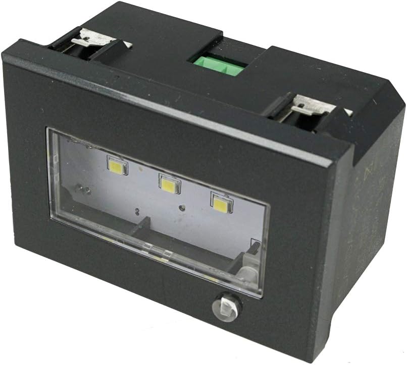 Lampada Led Segnapasso 3M 220V Con Sistema Emergenza Nero Compatibile con Bticino Axolute