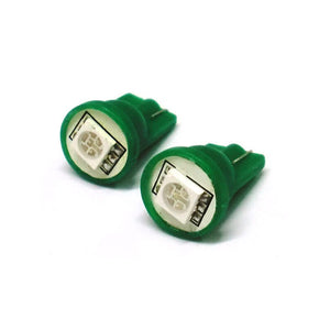 Lampada Led T10 W5W 1 Smd 5050 Verde 12V