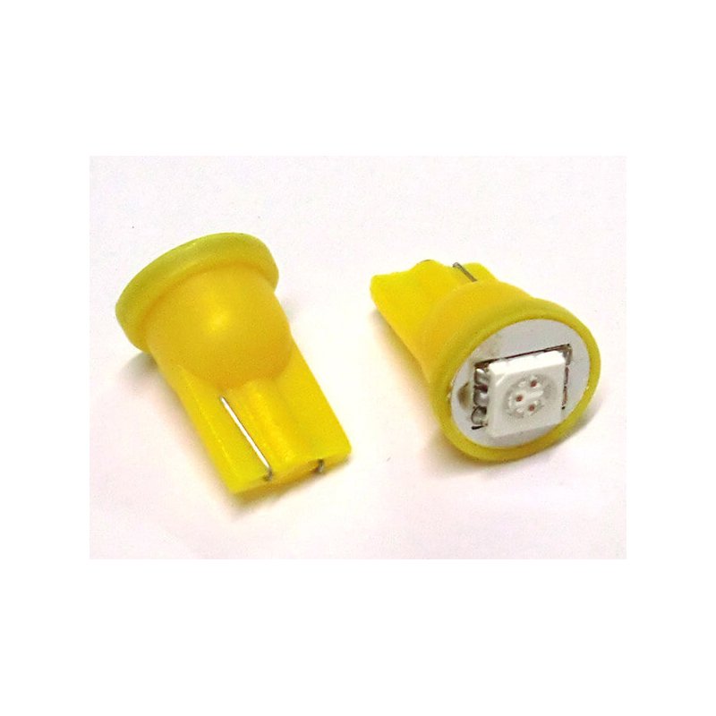 Lampada Led T10 W5W 1 Smd Arancione Frecce Laterale 12V