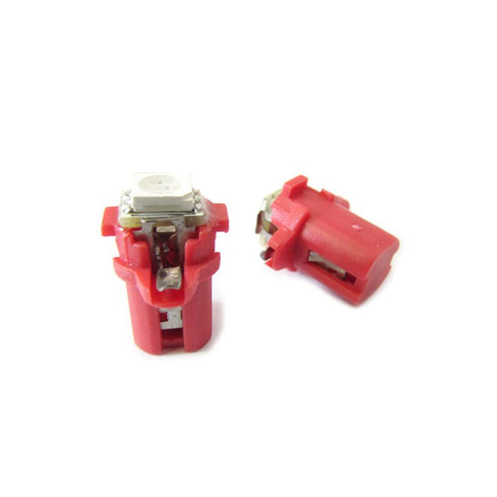 Lampada Led T5 B8.3D B8,3D Colore Rosso Red Luci Cruscotto e Strumentazione 12V