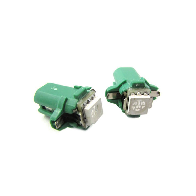Lampada Led T5 B8.3D B8,3D Colore Verde Green Luci Cruscotto e Strumentazione 12V