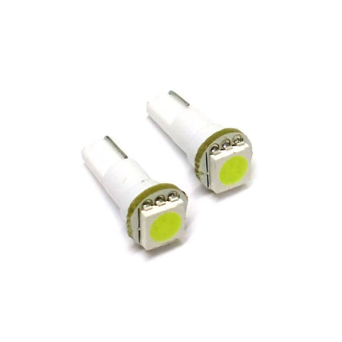 Lampada Led T5 W1,2W 1 Smd Bianco Luci Cruscotto 12V