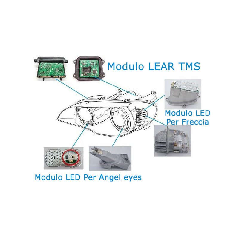 Lampada Modulo Led 63117263051 Per Angel Eyes DRL BMW LN4134 LN4260