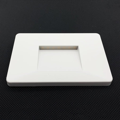 Lampada Segnapasso LED 3W 220v per parete IP44 adatta a scatola 503 Bianco 4200k