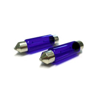 Lampada Alogena T11 C10W 12V 10W Siluro 41mm SV8.5 Effetto Xenon Bianco Interni