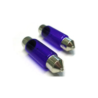 Lampada Alogena T11 C5W 12V 5W Siluro 36mm SV8.5 Effetto Xenon Bianco Interni Targa