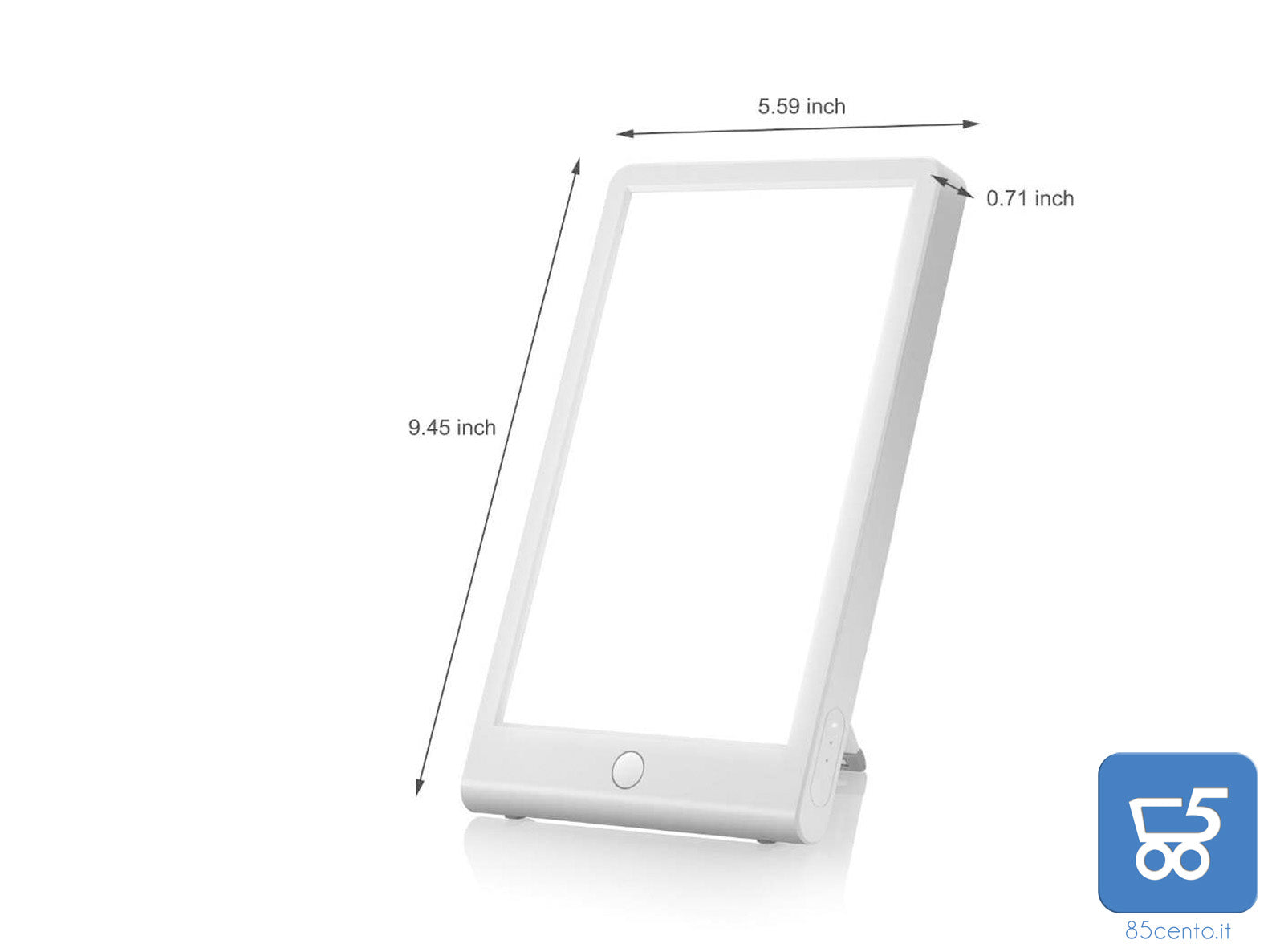 Lampada Tablet per Terapia della Luce Naturale 5500K 5W e 10W Casa Lavoro Touch Timer