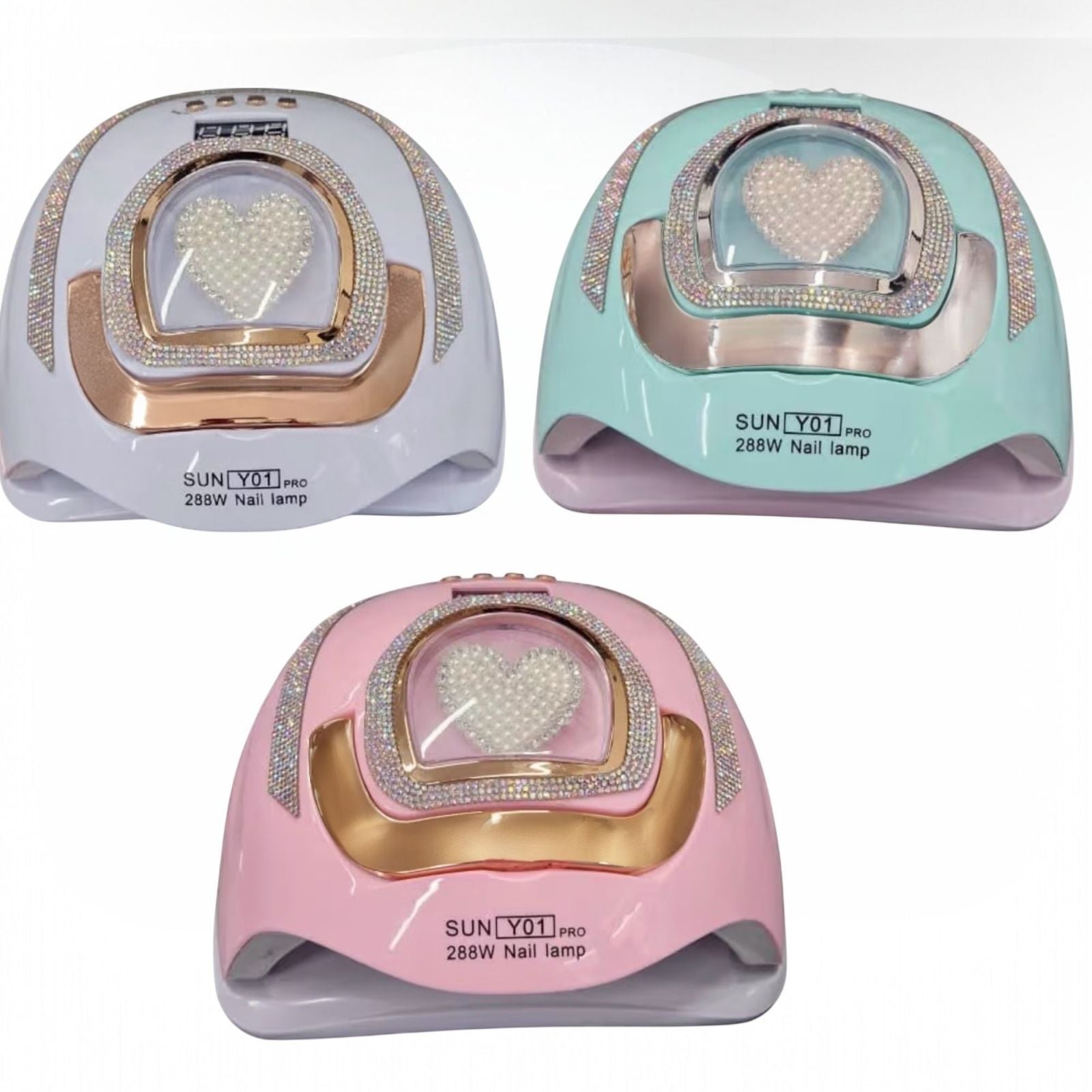 Lampada UV LED per Unghie 288W 58 LED Polimerizzazione Rapida 4 Timer  Y-01