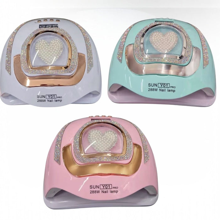 Lampada UV LED per Unghie 288W 58 LED Polimerizzazione Rapida 4 Timer  Y-01