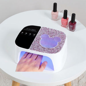 Lampada UV Led Touch Screen Ricaricabile 168W 36 LED Asciugatura Rapida S80