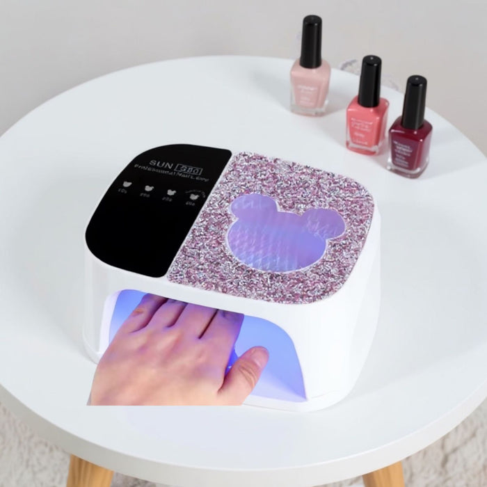 Lampada UV Led Touch Screen Ricaricabile 168W 36 LED Asciugatura Rapida S80