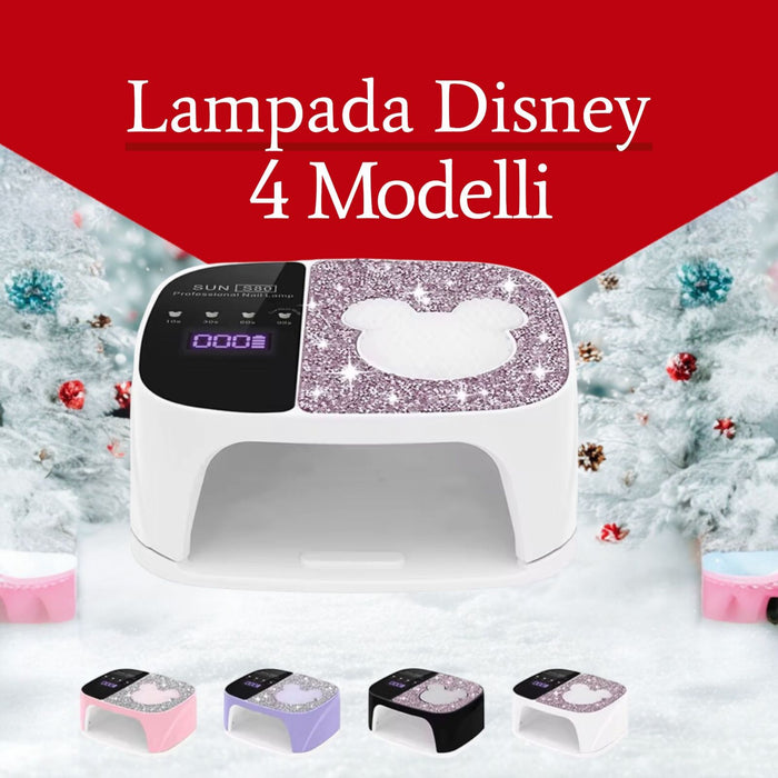 Lampada UV Led Touch Screen Ricaricabile 168W 36 LED Asciugatura Rapida S80