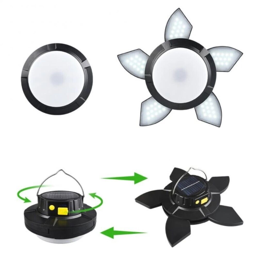 Lampada a sospensione a LED solare campeggio esterno luce powerbank 100 LED