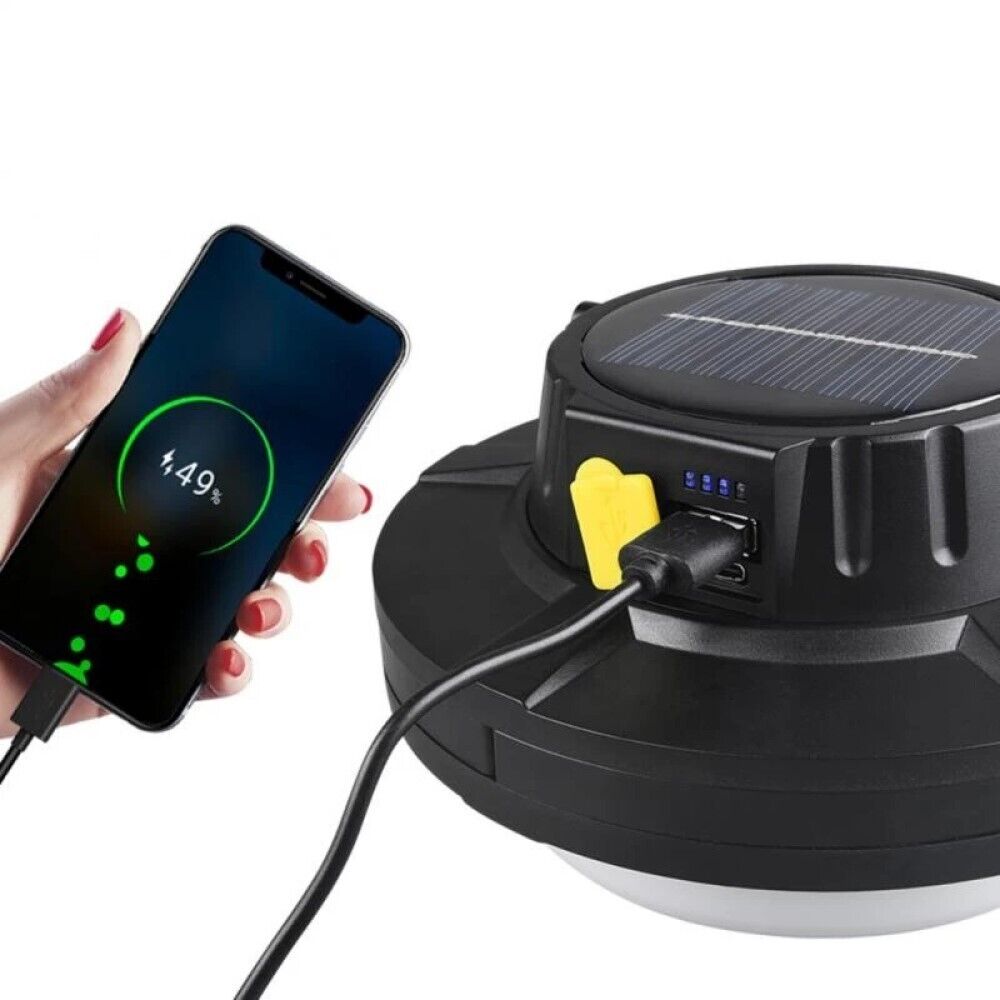 Lampada a sospensione a LED solare campeggio esterno luce powerbank 100 LED