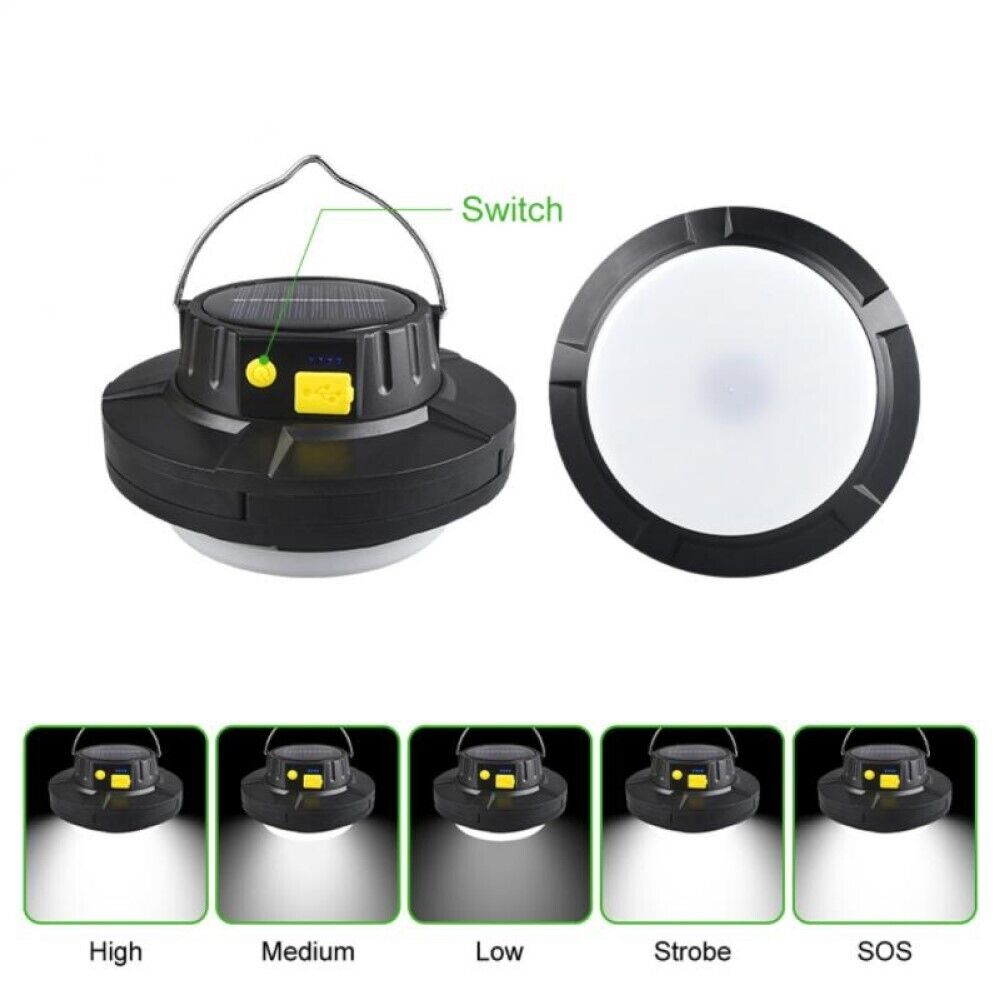 Lampada a sospensione a LED solare campeggio esterno luce powerbank 100 LED