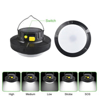 Lampada a sospensione a LED solare campeggio esterno luce powerbank 100 LED