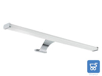 Lampada da Specchio Cromata Lunghezza 60 cm a LED Protezione Schizzi IP44 Luce Calda 1680 lumen - ESPOSTA NO CONFEZIONE