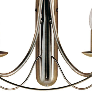 Lampada da parete Maypole 2Lt - Metallo ottone anticato