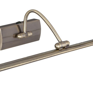 Lampada da quadro Barcellona - Metallo ottone anticato