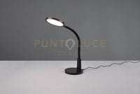 SALLY LAMPADA DA STUDIO LED 8,4W 830lm, 4000K NERA FLESSIBILE CON CONTROLLO TOUCH MULTIFUNZIONE E TIMER H. 36CM