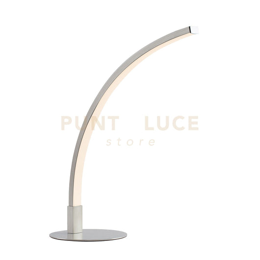 Lampada da tavolo Crane - Metallo argento satinato