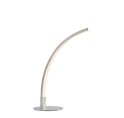 Lampada da tavolo Crane - Metallo argento satinato